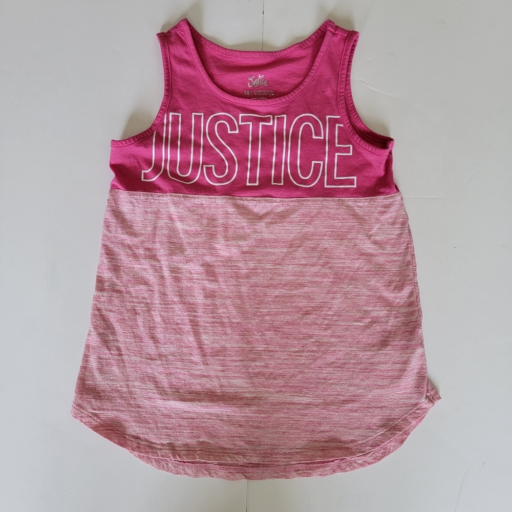 💚5/$20💚Justice Girls Color Block Tank Top Size 10